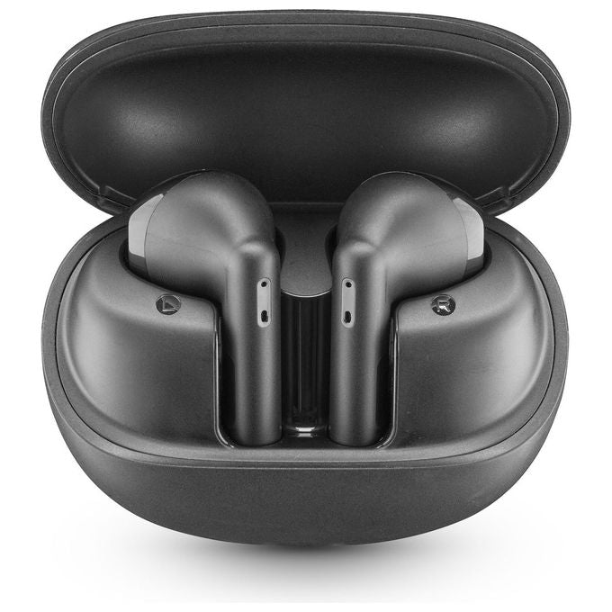 Cellularline Mute, Auricolari Wireless, Con Custodia Ricarica, Funzione Enc, Neri