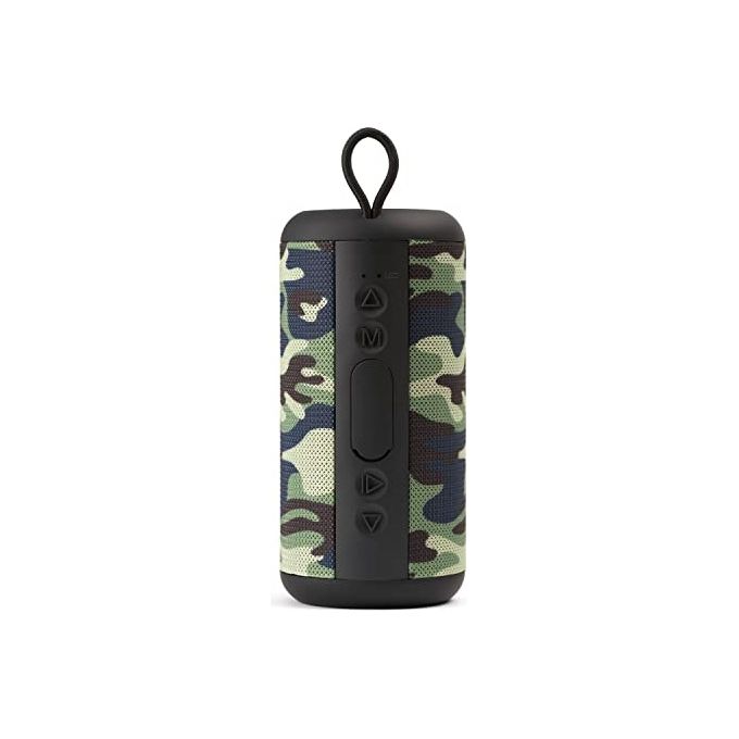 Music Sound Speaker Bluetooth Vertical Camouflage