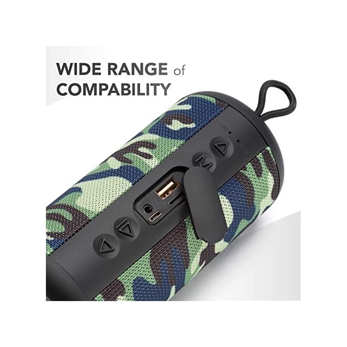 Music Sound Speaker Bluetooth Vertical Camouflage