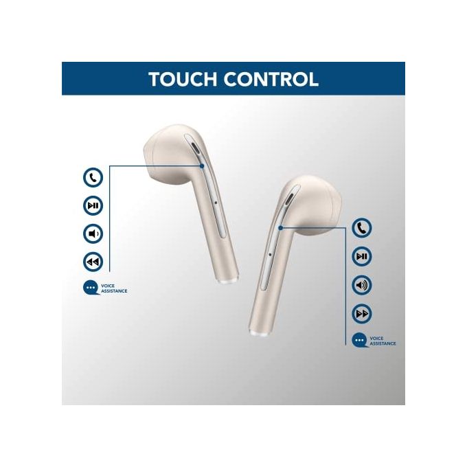 Cellularline BTTUCKTWSW TUCK Auricolari True Wireless TWS In-ear Bluetooth 5.0 15h custodia di ricarica colore Bianco