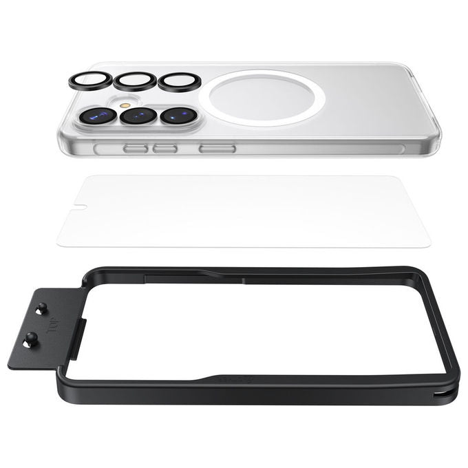 Belkin BUA002HQ SCREENFORCE Titan Custodia Cover per Samsung Galaxy S26 Compatibile MagSafe Protezione Fino a 4 m con Protettore Schermo e Obiettivo colore Trasparente