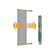 Zanzariera avvolgibile per porta finestra 160x250 cm alluminio bronzo senza viti bazar