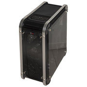 Cortek OMEGA Case ATX 2.0 con doppia finestra laterale trasparente pannello frontale filtrato 7 ventole RGB 2 USB 3.0 2 USB 2.0 CardReader incluso colore Nero