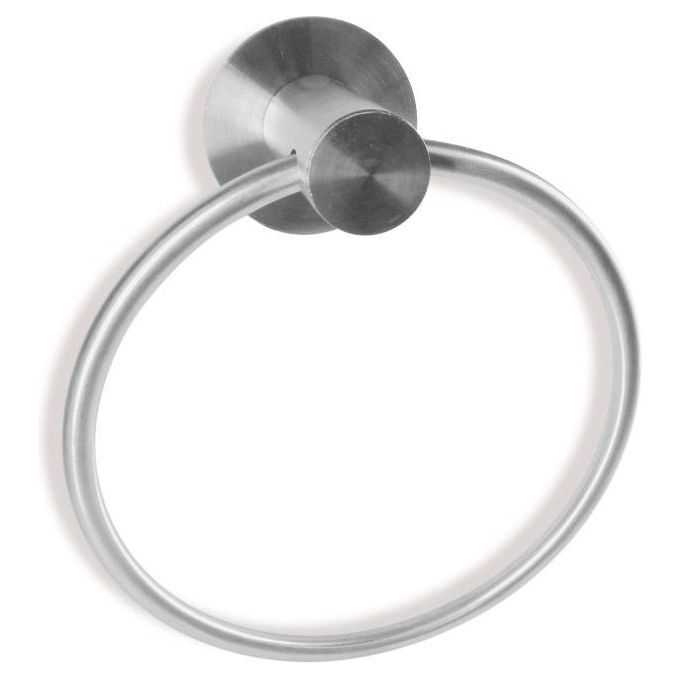 AandA Porta Asciugamani da Parete ad Anello in Acciaio Inox per Arredo Bagno di Alta Qualita' e Design Elegante