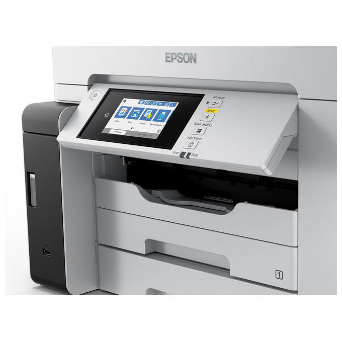 Epson EcoTank Pro ET-M16685 stampante multifunzione inkjet, A3, mono, Wi-Fi, Ethernet, fronte retro, touchscreen 10,9 cm, ADF, 550 fogli, PCL