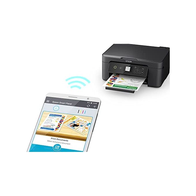 Epson C11CK66403 Expression Home XP-3200 Stampante Multifunzione Inkjet A4 Fronte Retro Wi-Fi AirPrint Display LCD colore Nero