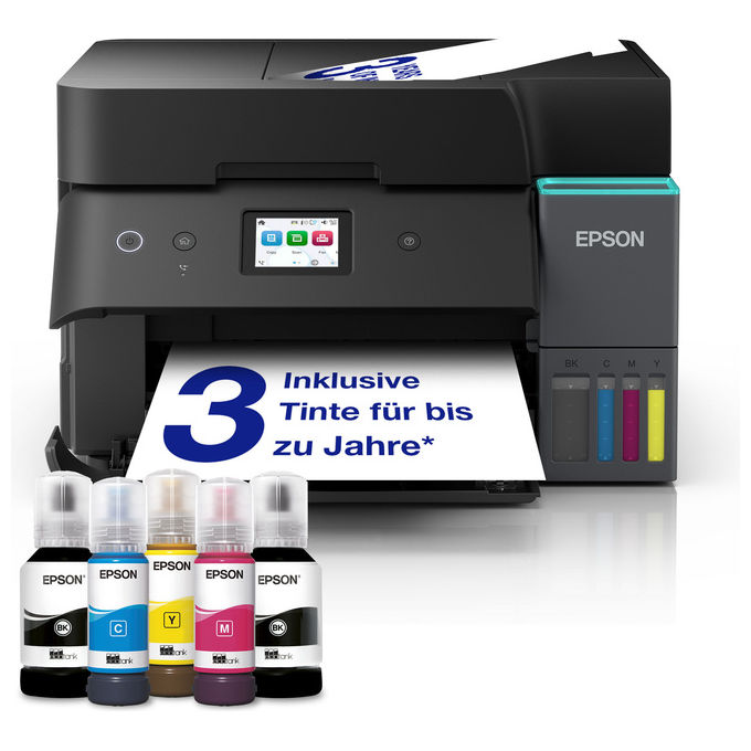 Epson Stampante Multifunzione EcoTank ET-4950 Getto d'Inchiostro Wi-Fi Nero