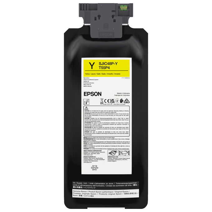 Epson SJIC48P-Y, Cartuccia d'inchiostro originale, Giallo, 480 ml