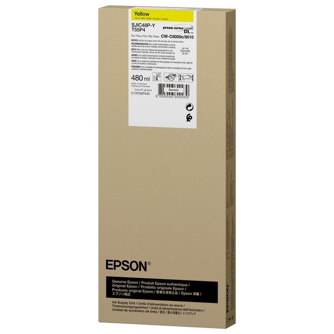 Epson SJIC48P-Y, Cartuccia d'inchiostro originale, Giallo, 480 ml