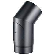 KASART ø CM 12 - 90° Gomito Acciaio Nero con Ispezione Diametro 120 mm Spessore 2 mm Temperatura Max 400°C Certificato CE EN 1856-2 colore Nero