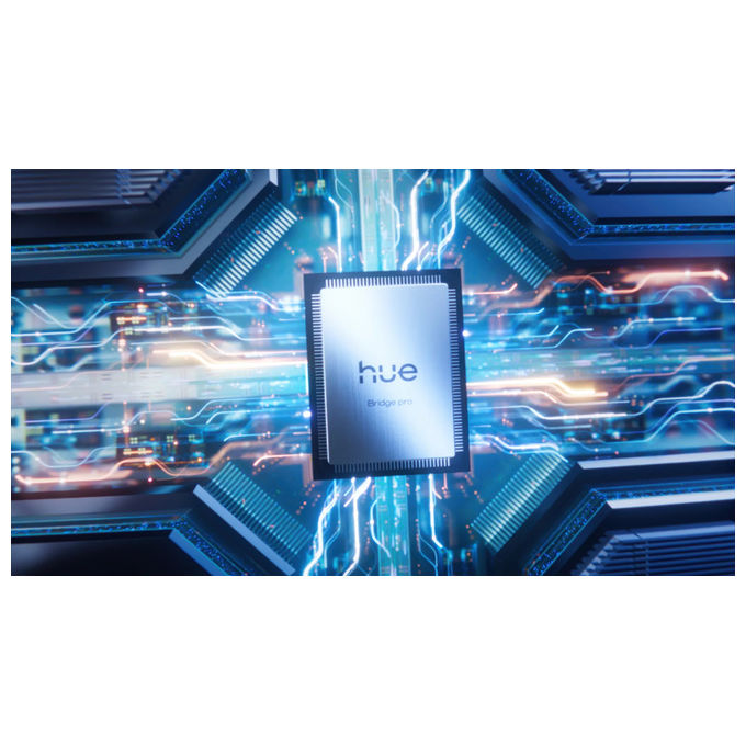 Philips 8720169155114 Bridge Pro Hub Smart Home Wi-Fi Bluetooth ZigBee fino a 150 luci e 50 accessori colore Nero