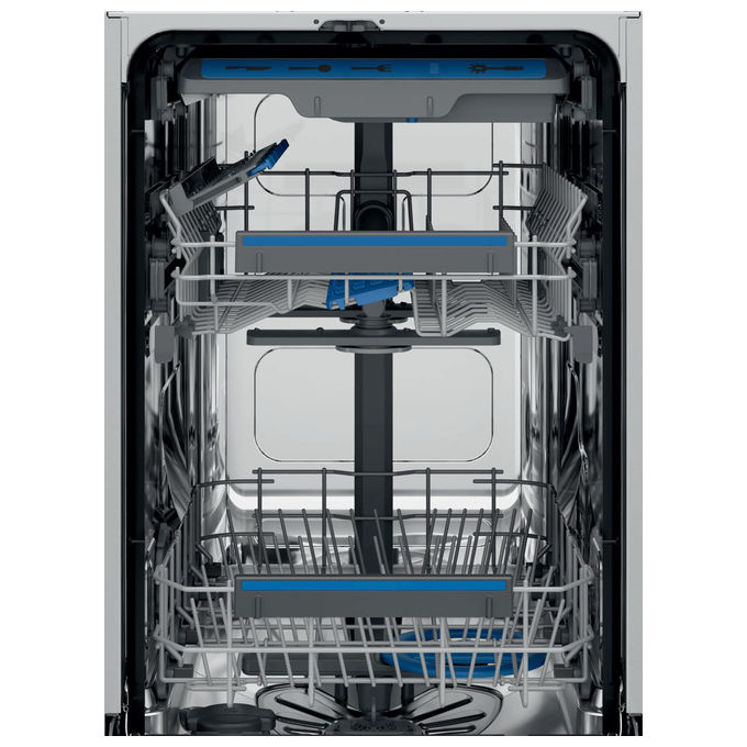 Electrolux 911 077 065 Serie 700 Lavastoviglie A scomparsa totale 10 coperti Classe D GlassCare AirDry (81.8x44.6x55 cm) colore Nero