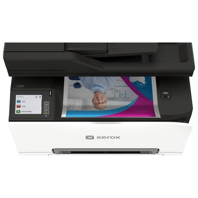 Xerox C255V_AEU C255 A4 Stampante Multifunzione Laser a Colori 25 ppm Wi-Fi Ethernet Fax colore Bianco
