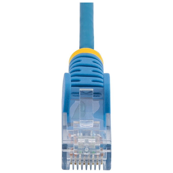 StarTech.com N6PAT50CMBLS10PK Cavo Patch RJ-45 M a RJ-45 M Cat6 0.5 m U-UTP 10 Gbps PoE++ 100 W A Basso Emissione di Fumo e Senza Alogeni Connettori Dritti Placcati Oro colore Blu