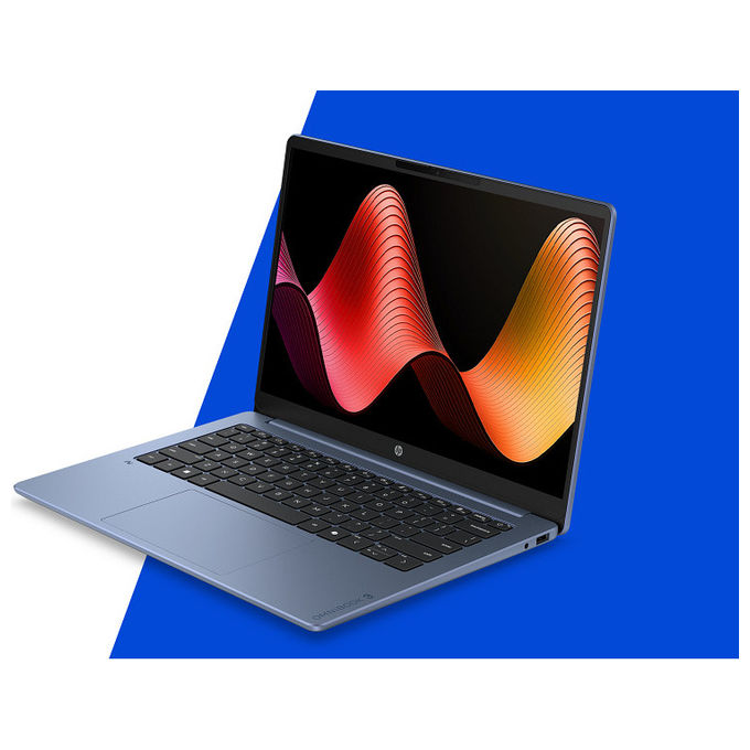 HP E4EV9EA OmniBook 3 Computer portatile 14'' 2K 8 GB LPDDR5x-SDRAM 512 GB SSD Wi-Fi 6E Windows 11 Home colore Blu
