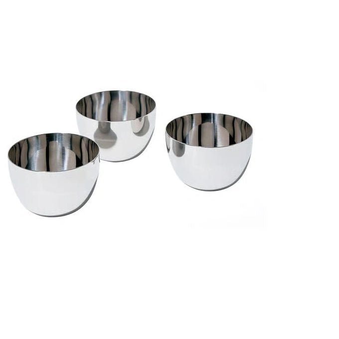 Alessi SG59 Mami Set di 3 Ciotole in Acciaio Inossidabile Rotondo colore Acciaio inossidabile