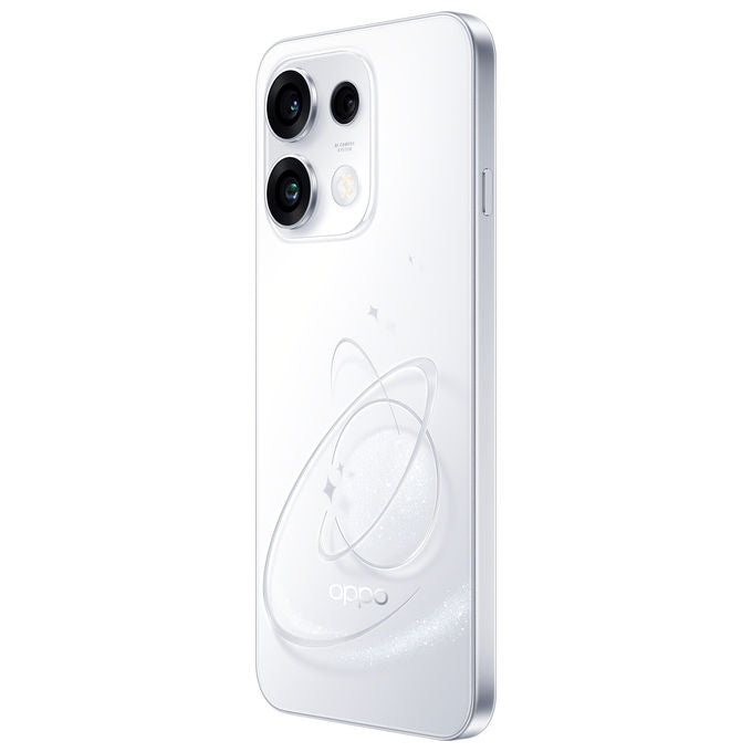 Oppo 110010237122 Reno15 FS 5G AI Smartphone Tripla fotocamera 50+8+50MP Selfie 50MP Display 6.57'' 120Hz AMOLED FHD+ RAM 8GB ROM 512GB colore Bianco