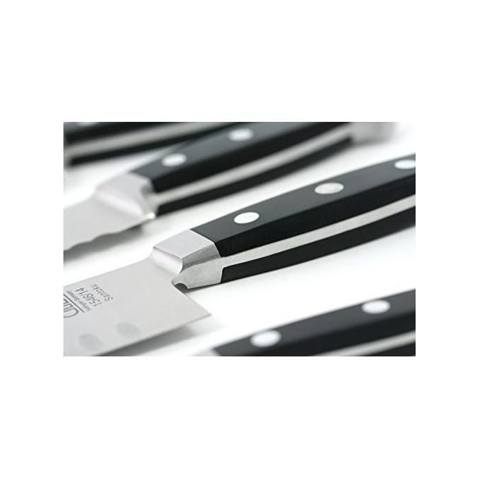 Gude Alpha Coltello da Cucina POM Nero 18cm 1765-18