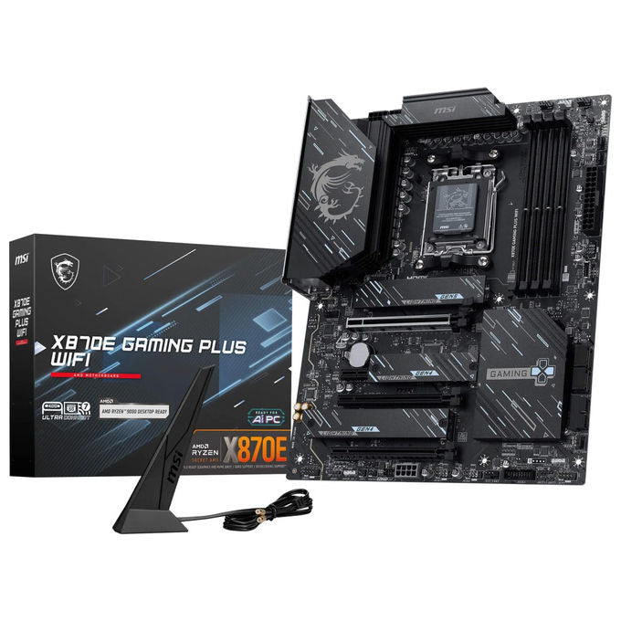 MSI MAG X870E GAMING PLUS MAX WIFI Scheda Madre ATX Chipset AMD X870E Socket AM5 DDR5 Wi-Fi 7 colore Nero