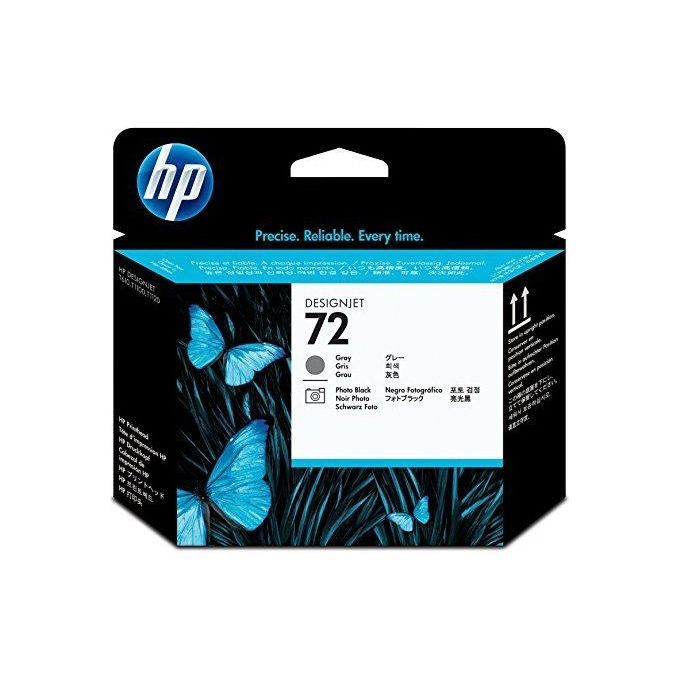 Hp testina di stampa hp 72 grigio-nero fotografico