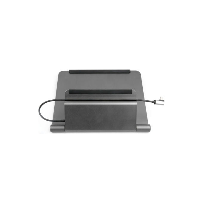 Acer HP.DSCAB.012 Supporto per computer portatile Compatibile da 11.6'' a 15.6'' con 3 Porte USB 3.2 Gen 1 Type-A e 1 Porta USB 3.2 Gen 1 Type-C colore Argento