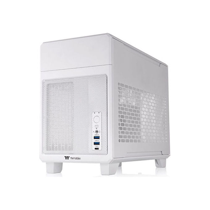 Thermaltake 4711475648357 TR100 Case Mini Tower Mini ITX Compatibilita' Scheda Madre 2 Vani 2.5'' 36 cm Lunghezza Massima Scheda Grafica colore Bianco