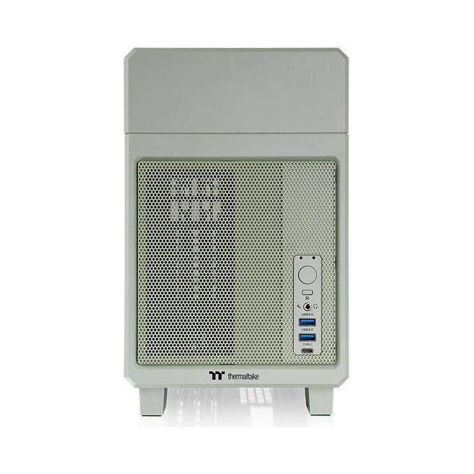 Thermaltake CA-11A-00SENN-00 TR100 Mini Tower PC Mini ITX Supporto SFX Supporto Ventole 120 140 mm Supporto Radiatore 280 mm colore Verde