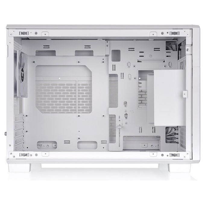 Thermaltake TR200 Snow White Case PC Mini-ITX e Micro ATX con Filtro Antipolvere 5 Slot Espansivi 2 Vani 3.5'' 1 Vano 5.25'' colore Bianco