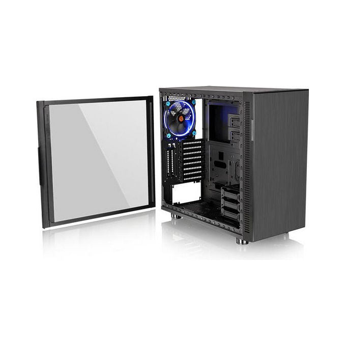 Thermaltake 4717964406545 Suppressor F31 Tempered Glass Edition Midi Tower con Vetro Temperato 10 Slot Espansione 3 Bay 3.5'' 3 Bay 2.5'' colore Nero