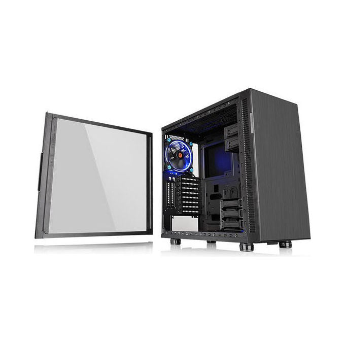 Thermaltake 4717964406545 Suppressor F31 Tempered Glass Edition Midi Tower con Vetro Temperato 10 Slot Espansione 3 Bay 3.5'' 3 Bay 2.5'' colore Nero