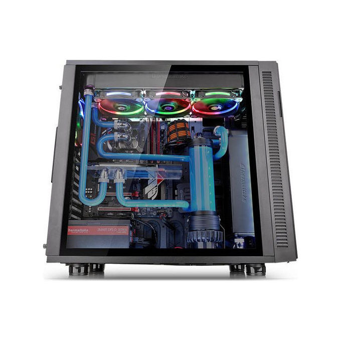 Thermaltake 4717964406545 Suppressor F31 Tempered Glass Edition Midi Tower con Vetro Temperato 10 Slot Espansione 3 Bay 3.5'' 3 Bay 2.5'' colore Nero
