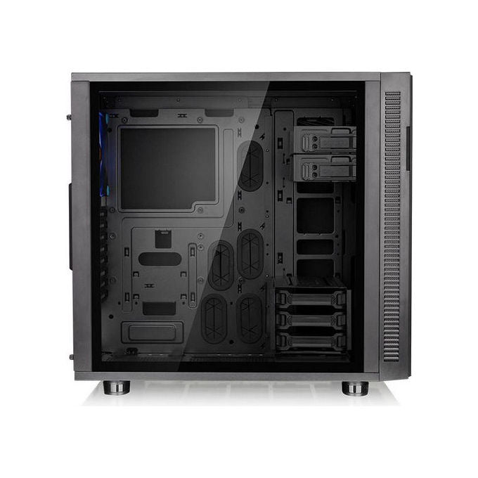 Thermaltake 4717964406545 Suppressor F31 Tempered Glass Edition Midi Tower con Vetro Temperato 10 Slot Espansione 3 Bay 3.5'' 3 Bay 2.5'' colore Nero