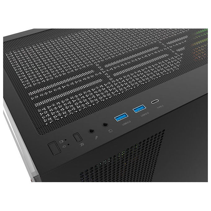Thermaltake CA-1Y7-00M1WN-WS View 270 Plus WS ARGB Case Midi Tower ATX EATX Micro-ATX Mini-ITX con Illuminazione ARGB Ventole Preinstallate 3x120mm Vetro Temperato Legno colore Nero