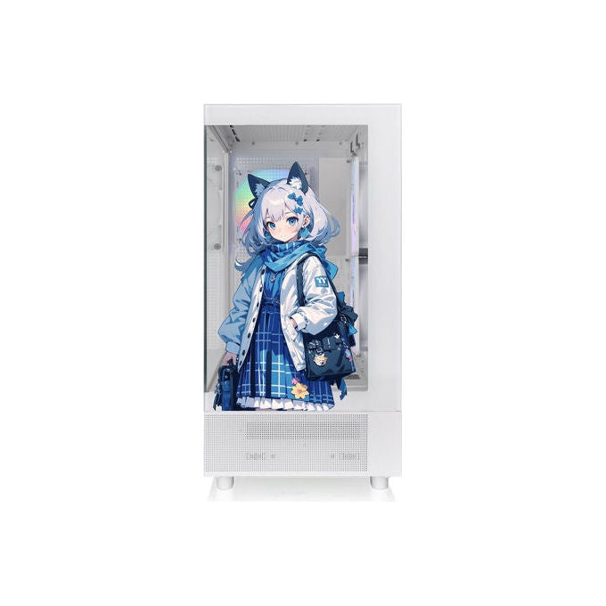 Thermaltake CA-1Y7-00M6WN-02 View 270 SP Edition Midi Tower Fattore di forma Midi Tower Scheda madre supportata micro ATX EATX Pannelli in vetro temprato Colore del prodotto Bianco colore Bianco