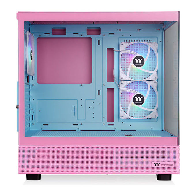 Thermaltake CA-1Y7-00MAWN-00 View 270 Plus TG Case PC Midi Tower Vetro Temperato ARGB 7 Slot Espansivi 2x 120 mm Frontali 1x 120 mm Posteriore colore Rosa