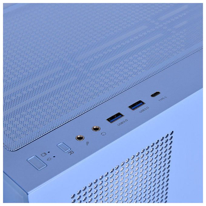 Thermaltake CA-1Y7-00MFWN-01 View 270 Plus TG ARGB Case PC Midi Tower con Vetro Temperato e Illuminazione ARGB colore Blu