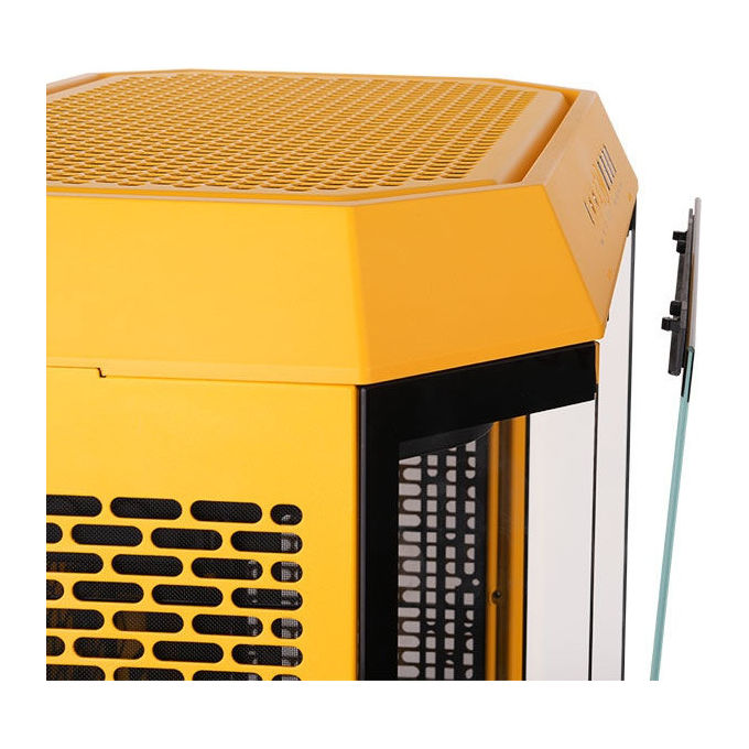 Thermaltake CA-1Z1-00M4WN-00 Tower 600 Case PC Midi Tower ATX con Vetro Temperato e Illuminazione RGB 2x 140 mm Preinstallate colore Giallo