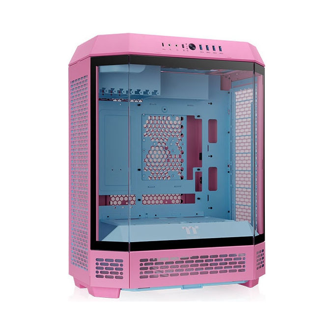 Thermaltake 4711475648579 The Tower 600 Chassis Tower ATX fucsia con vetro temperato colore Fucsia