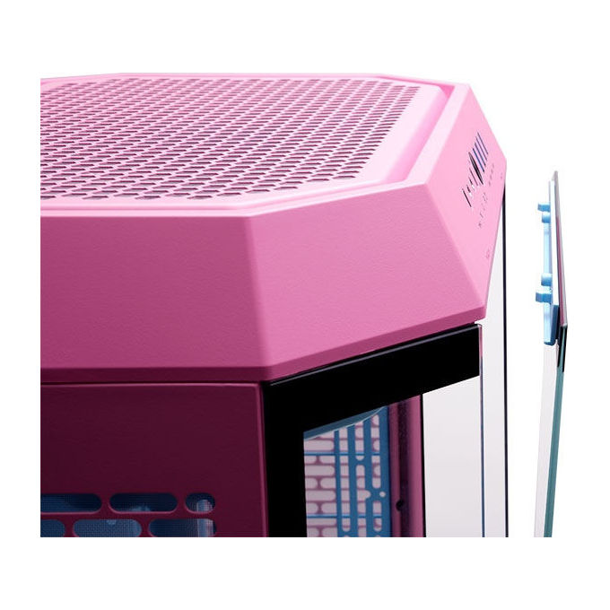 Thermaltake 4711475648579 The Tower 600 Chassis Tower ATX fucsia con vetro temperato colore Fucsia