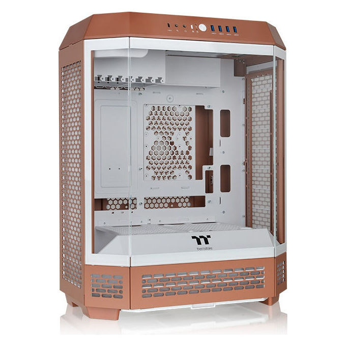 Thermaltake CA-1Z1-00MUWN-00 The Tower 600 Midi Tower ATX Micro ATX Mini-ITX Vetro Temperato 7 Slot Espansivi 420x286 4x550 mm colore Moca