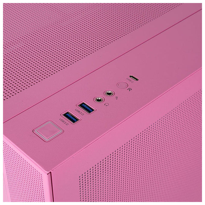 Thermaltake CJ1117977 View 380 TG Case PC Mid-Tower ATX con Illuminazione ARGB Vetro Temperato colore Rosa