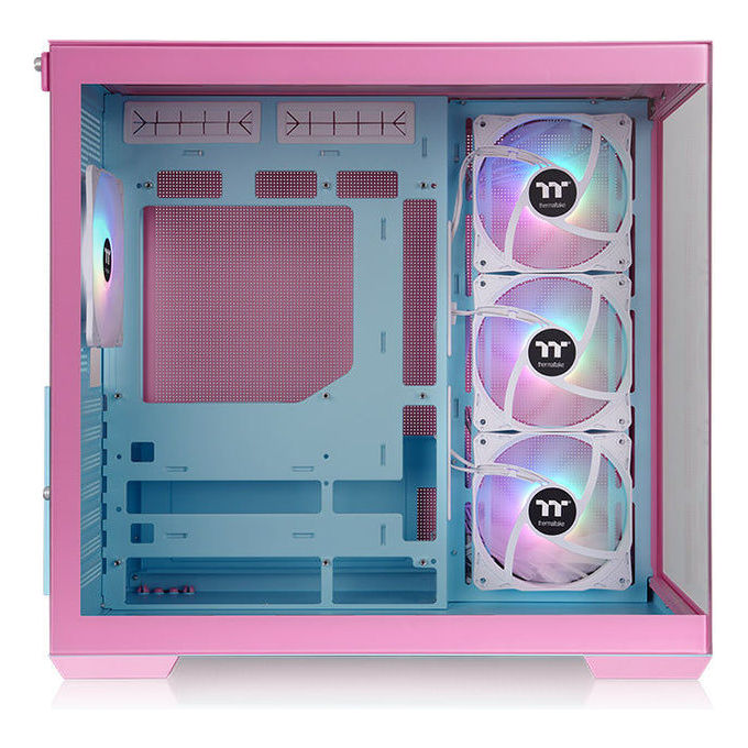 Thermaltake CJ1117977 View 380 TG Case PC Mid-Tower ATX con Illuminazione ARGB Vetro Temperato colore Rosa
