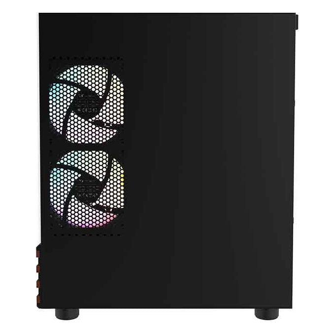 Thermaltake CA-1Z4-00M1WN-WT View 170 WS ARGB Case per PC Micro Tower con Illuminazione ARGB Vetro Temperato colore Nero