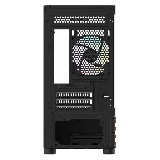 Thermaltake CA-1Z4-00M1WN-WT View 170 WS ARGB Case per PC Micro Tower con Illuminazione ARGB Vetro Temperato colore Nero