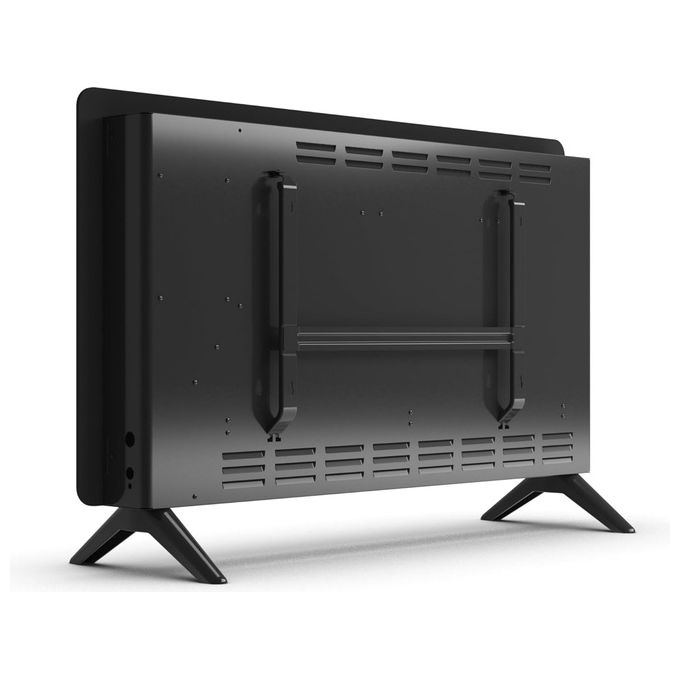 Olimpia Splendid Caleo Glass WiFi, stufa elettrica convezione, nero vetro, 2000W, controllo app