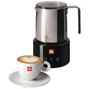 Illy 23760 Montalatte elettrico 250 ml Funzioni Caldo e Freddo Controllo Touch Acciaio inox colore Nero