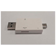 REPORTER Lettore di Memory Card Micro-SD con Doppio Attacco Usb-Usb-c per Telefoni e Smartphone