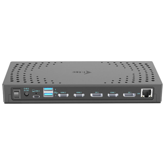 I-tec, Docking Station 4K, USB 3.0, USB-C, Thunderbolt, 3x Monitor, Power Delivery 100W