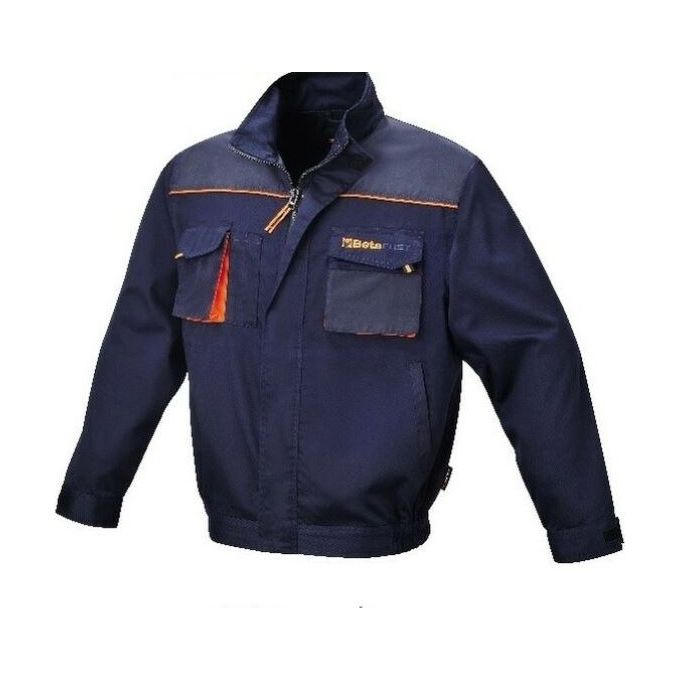 Beta 7879E Easy Light Giacca da Lavoro Twill T-C Inserti Oxford 180 g-m2 taglia XXXL colore Blu