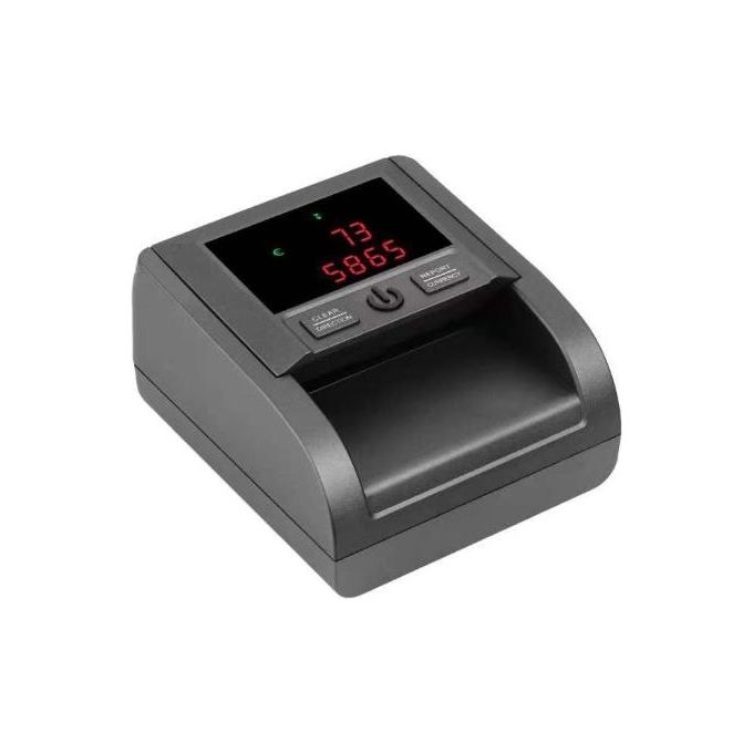 Francopost ECOSPEEDY Verificabanconote per Euro e Sterlina con Display e Rilevazione Filigrana e Texture colore Nero